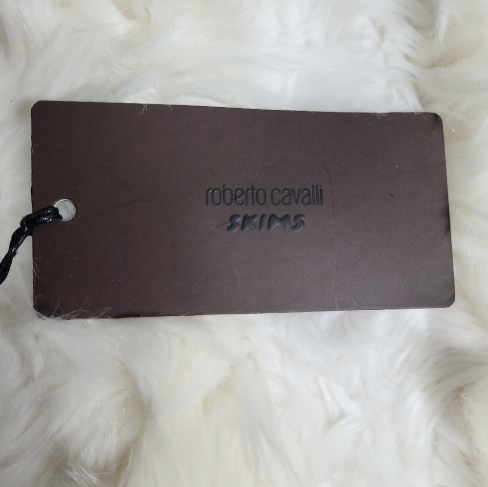 Cavalli x Skims Tiger Face Print Micro Bandeau X-Small Women. NEW - Picture 4 of 5